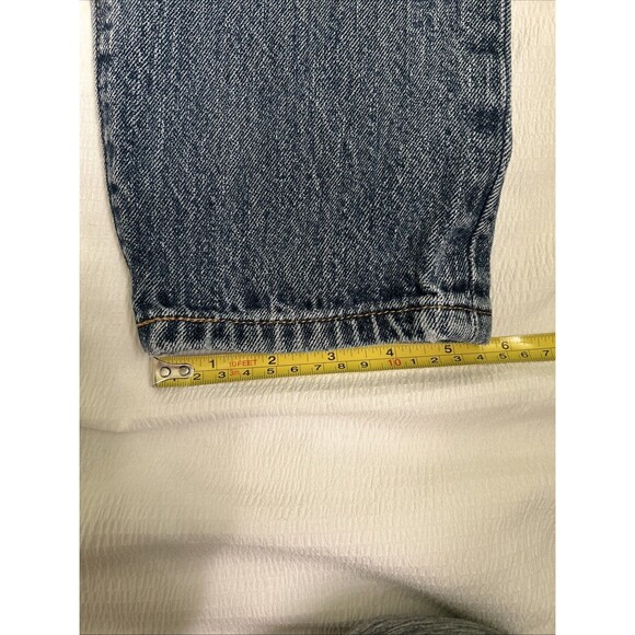 Levis 501 CT Jeans Mens 30x34 Customized Tapered Button Fly Medium Wash - Picture 9 of 10